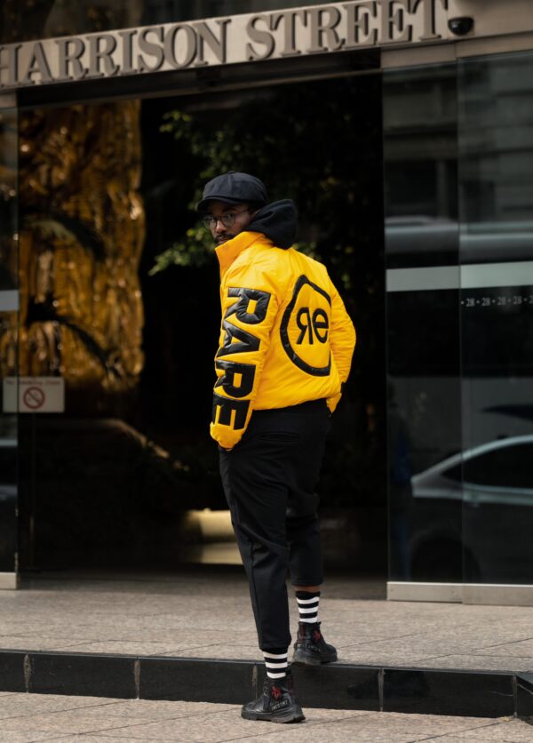 Puffer Jacket Yellow - Image 3