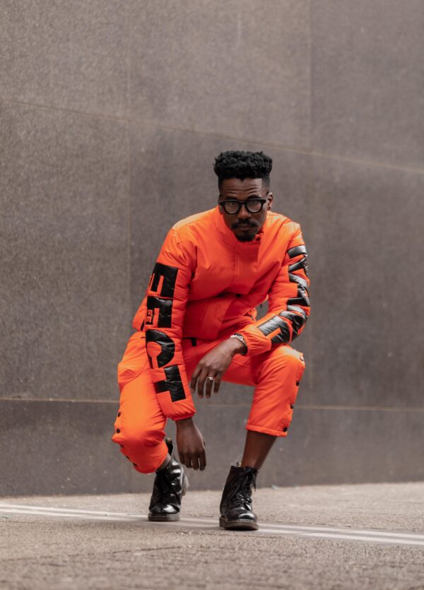 Puffer Jacket Orange - Image 2