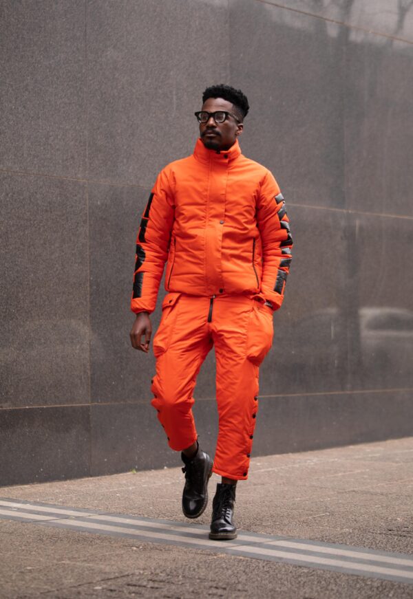 Puffer Jacket Orange - Image 3